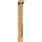 Ekena Millwork Traditional Block Smooth Bracket w/ Offset Brace, Western Red Cedar, 3 1/2"W x 20"D x 28"H BKT0402X20X28TRA05SWR - alternate 4